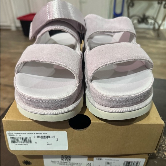 UGG Golden star Clog Slide Sandles in Bay Fog - Picture 2 of 8